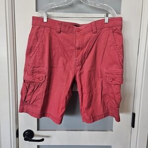 St. John's Bay Men's Cargo Shorts in Red